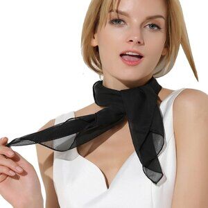 Breathable Chiffon Neckerchief 26"x26" - Perfect for Retro Events & More